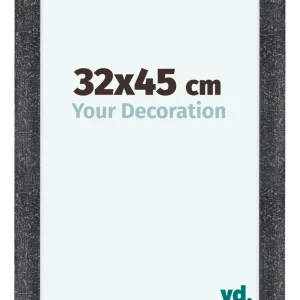 Bilderrahmen 32x45 cm - Grau Gewischt - MDF - Como