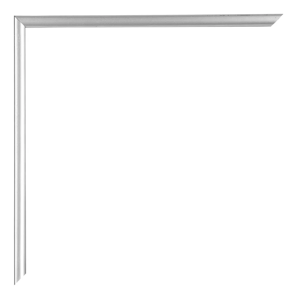 Bilderrahmen 32x45 cm - Silber Hochglanz - Kunststoff - Evry