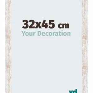Bilderrahmen 32x45 cm - White Wash - MDF - Catania