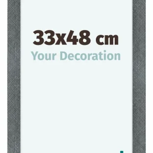 Bilderrahmen 33x48 cm - Eisen Gewischt - MDF - Como