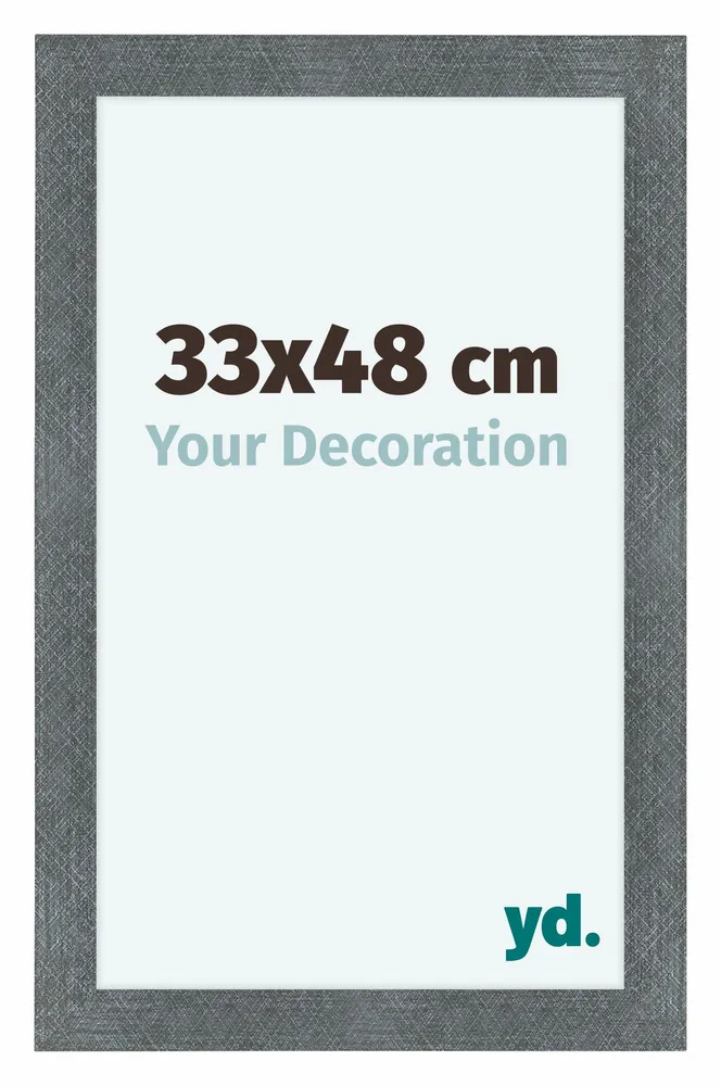 Bilderrahmen 33x48 cm - Eisen Gewischt - MDF - Como