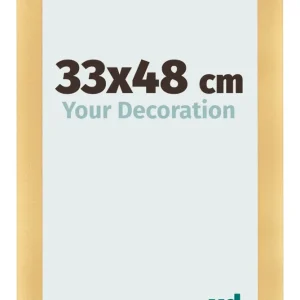 Bilderrahmen 33x48 cm - Gold Matt - MDF - Pisa