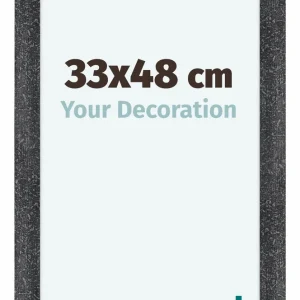 Bilderrahmen 33x48 cm - Grau Gewischt - MDF - Como