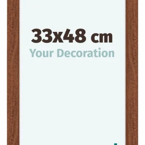 Bilderrahmen 33x48 cm - Nussbaum - MDF - Como