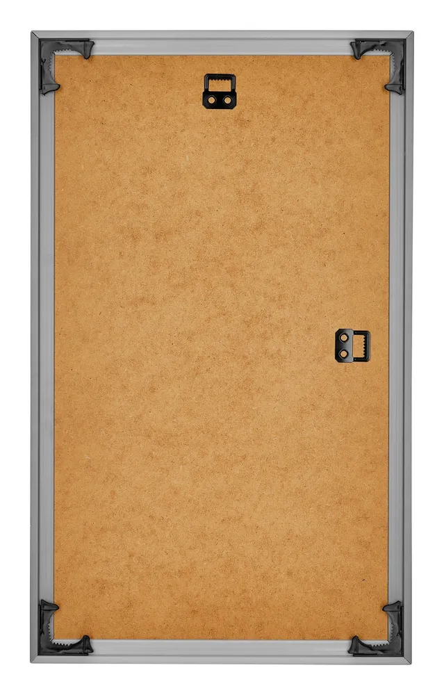 Bilderrahmen 33x48 cm - Silber - Kunststoff - Bordeaux