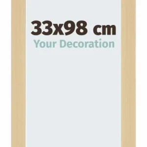 Bilderrahmen 33x98 cm - Ahorn Dekor - MDF - Mura