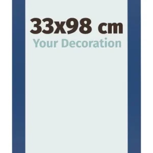 Bilderrahmen 33x98 cm - Dunkelblau - MDF - Bologna