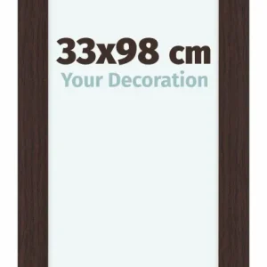 Bilderrahmen 33x98 cm - Eiche Dunkel - MDF - Como