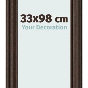 Bilderrahmen 33x98 cm - Eiche Dunkel - MDF - Lazio