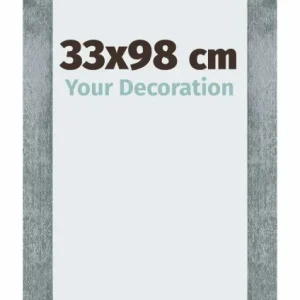 Bilderrahmen 33x98 cm - Eisen Gewischt - MDF - Mura
