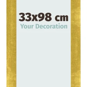 Bilderrahmen 33x98 cm - Gold Vintage - MDF - Pisa