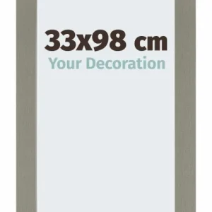 Bilderrahmen 33x98 cm - Grau - MDF - Mura
