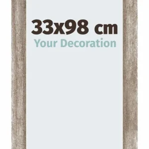 Bilderrahmen 33x98 cm - Metall Vintage - MDF - Mura