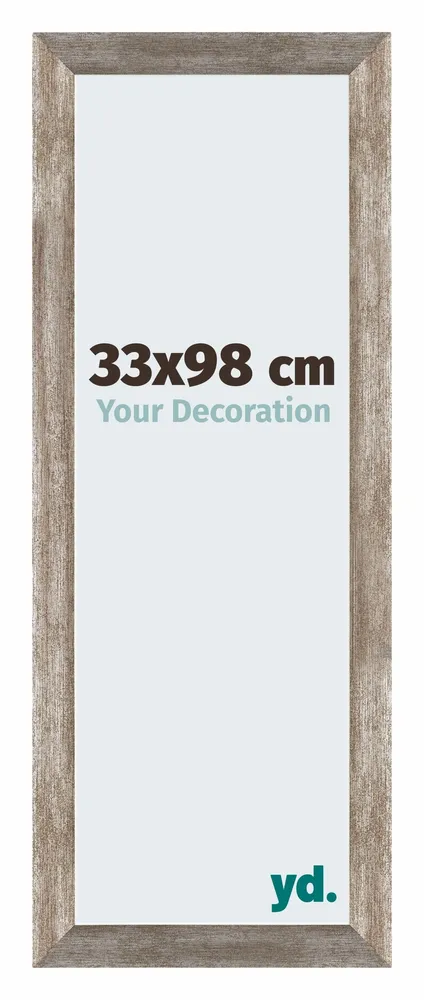 Bilderrahmen 33x98 cm - Metall Vintage - MDF - Mura