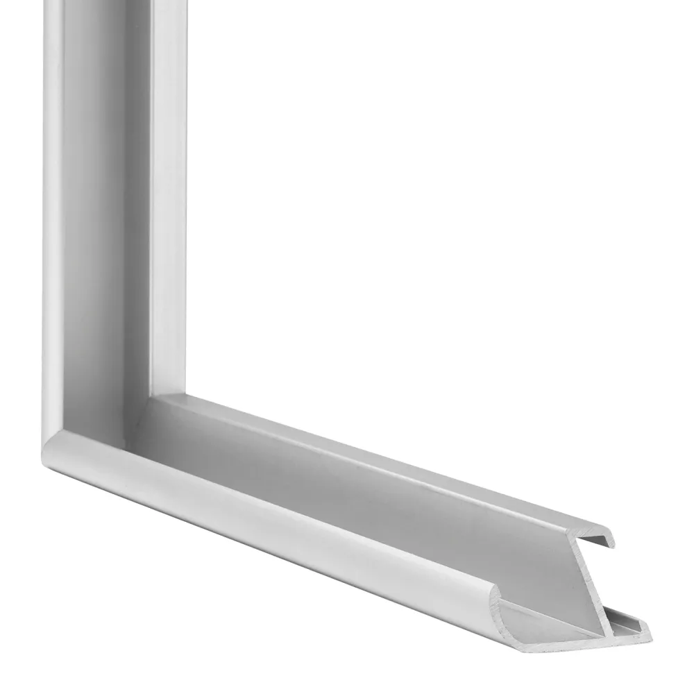 Bilderrahmen 33x98 cm - Silber Matt - Aluminium - Miami