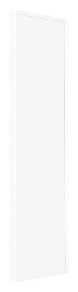 Bilderrahmen 33x98 cm - Weiß Hochglanz - Kunststoff - Evry