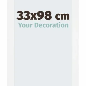 Bilderrahmen 33x98 cm - Weiss - MDF - Catania