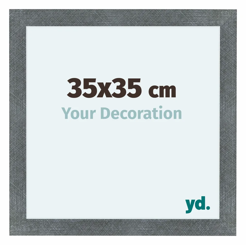 Bilderrahmen 35x35 cm - Eisen Gewischt - MDF - Como