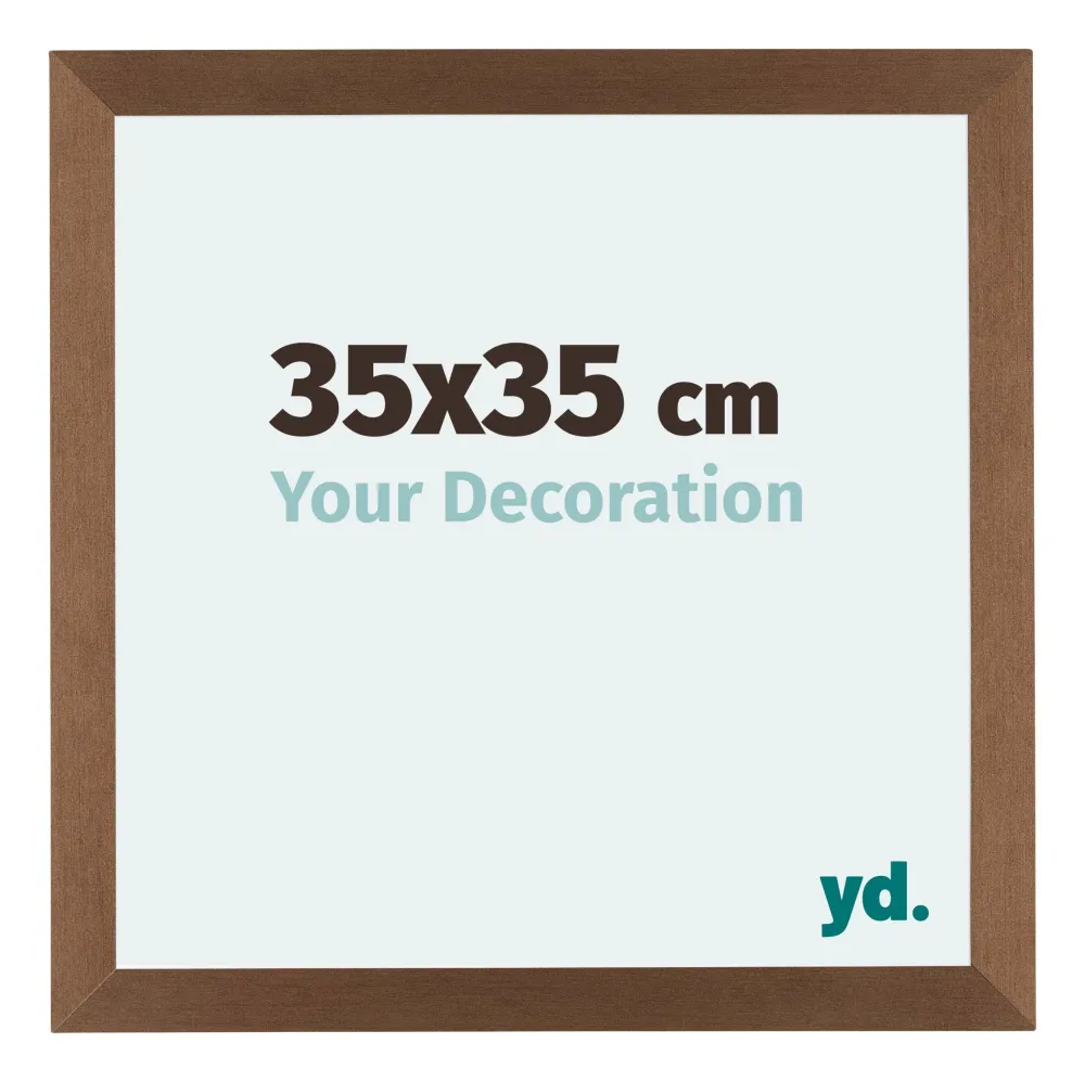 Bilderrahmen 35x35 cm - Kupfer Dekor - MDF - Mura