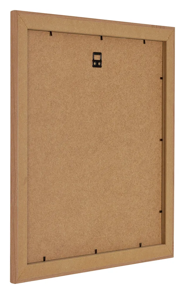 Bilderrahmen 35x35 cm - Nussbaum Hell - MDF - Como