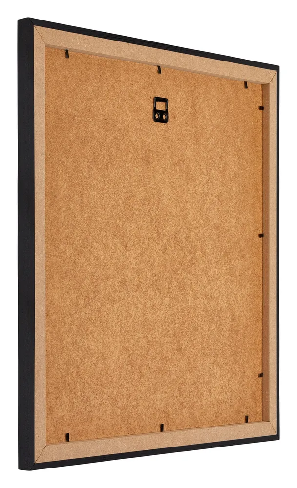 Bilderrahmen 35x35 cm - Schwarz Gemasert - MDF - Mura