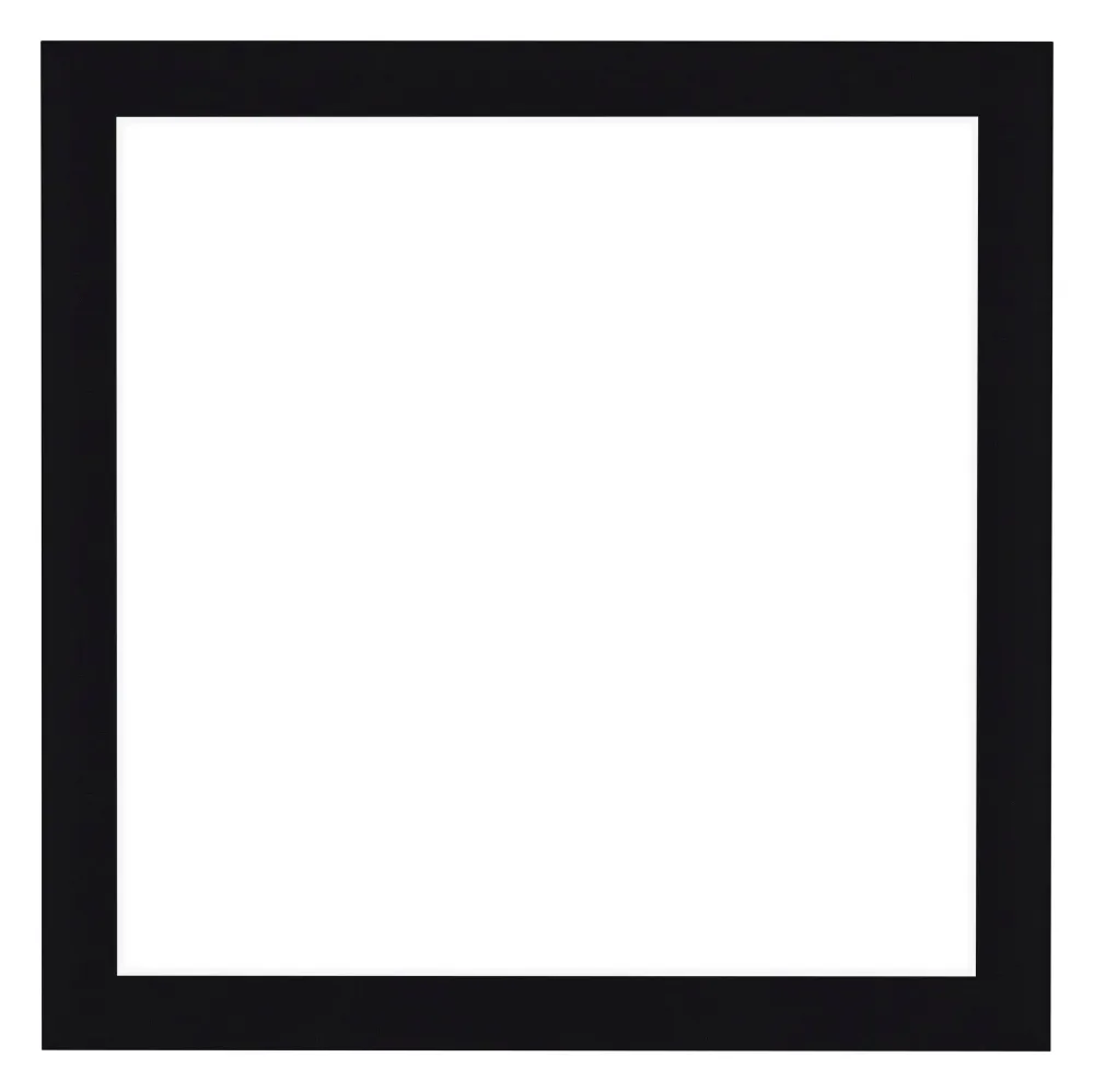 Bilderrahmen 35x35 cm - Schwarz Hochglanz - MDF - Como