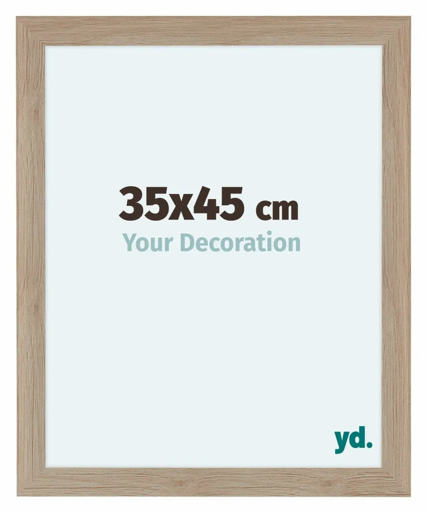 Bilderrahmen 35x45 cm - Eiche Hell - MDF - Como