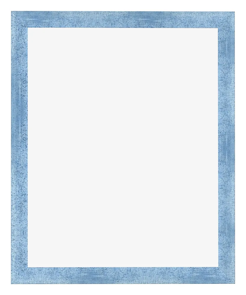Bilderrahmen 35x45 cm - Hellblau Gewischt - MDF - Pisa