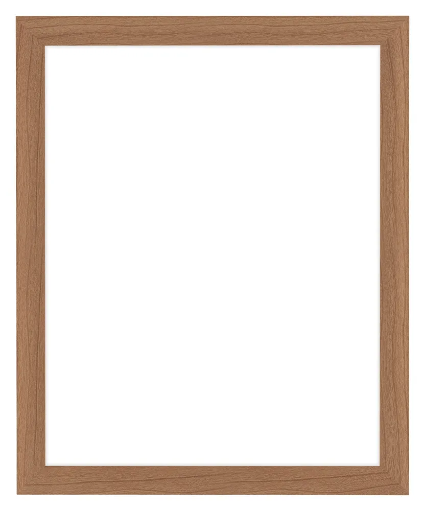 Bilderrahmen 35x45 cm - Nussbaum Hell - MDF - Como
