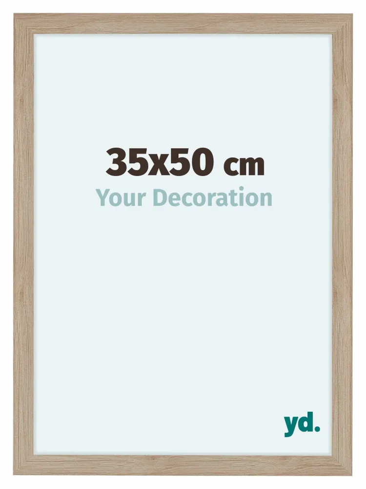 Bilderrahmen 35x50 cm - Eiche Hell - MDF - Como