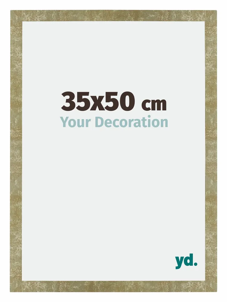 Bilderrahmen 35x50 cm - Gold Antik - MDF - Mura