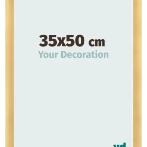 Bilderrahmen 35x50 cm - Gold Matt - MDF - Pisa
