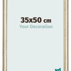 Bilderrahmen 35x50 cm - Metallglanz - MDF - Lazio