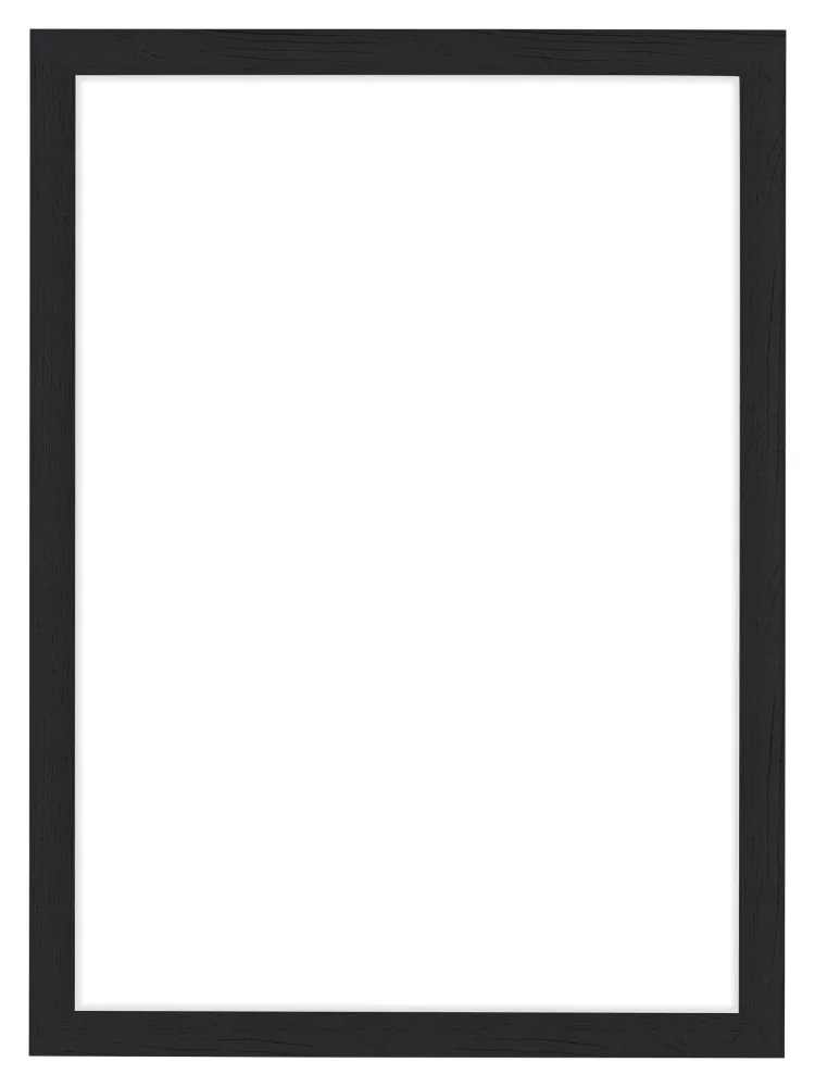 Bilderrahmen 35x50 cm - Schwarz Gemasert - MDF - Como