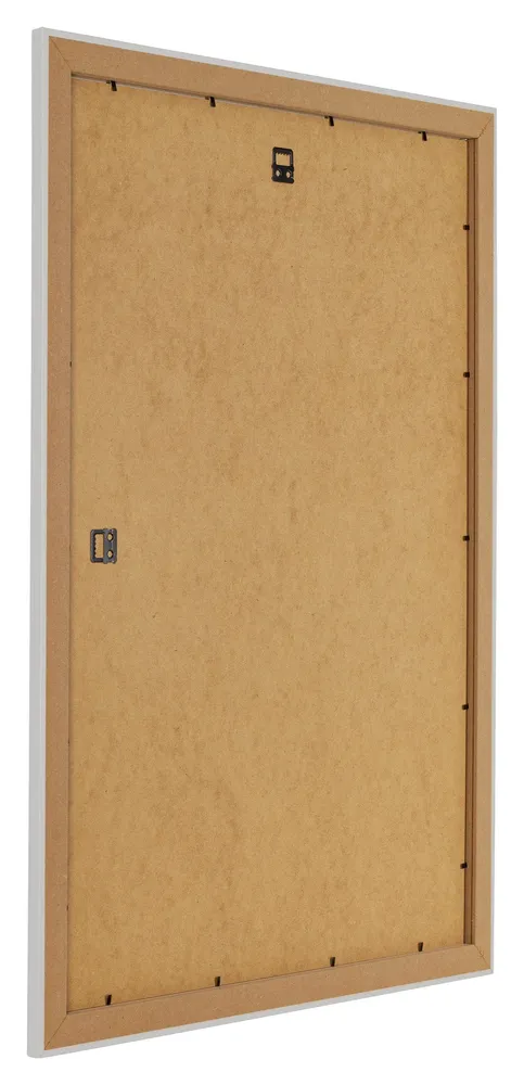 Bilderrahmen 35x50 cm - Weiß Gemasert - MDF - Como