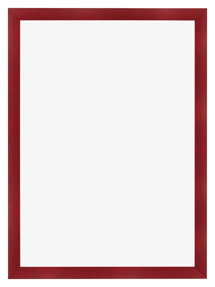 Bilderrahmen 35x50 cm - Weinrot Gewischt - MDF - Pisa