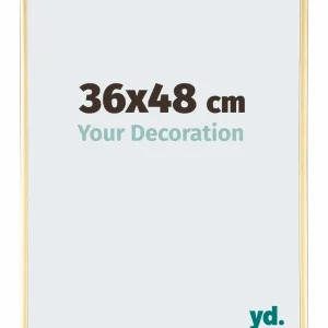 Bilderrahmen 36x48 cm - Gold - Aluminium - Kent