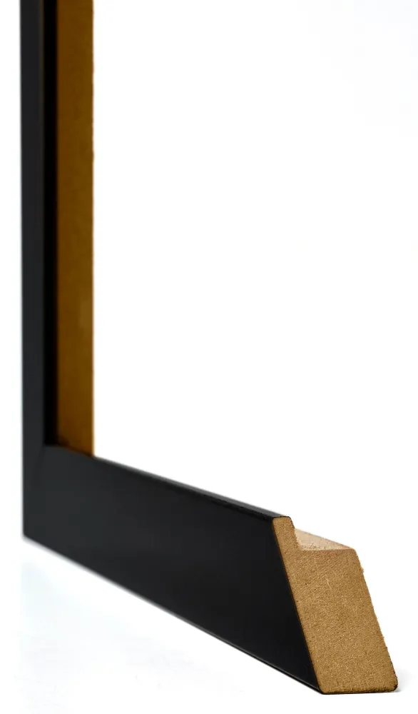 Bilderrahmen 36x48 cm - Schwarz Hochglanz - MDF - Mura