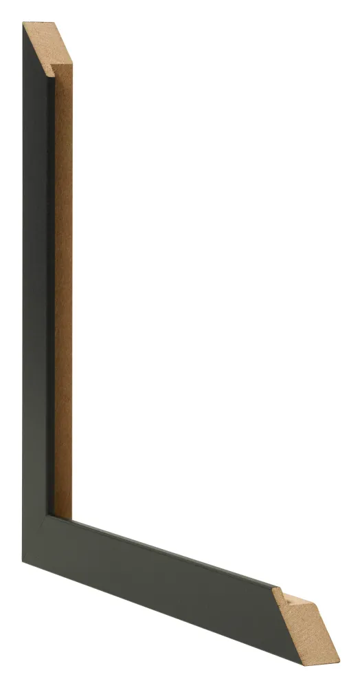 Bilderrahmen 36x48 cm - Schwarz Matt - MDF - Bologna