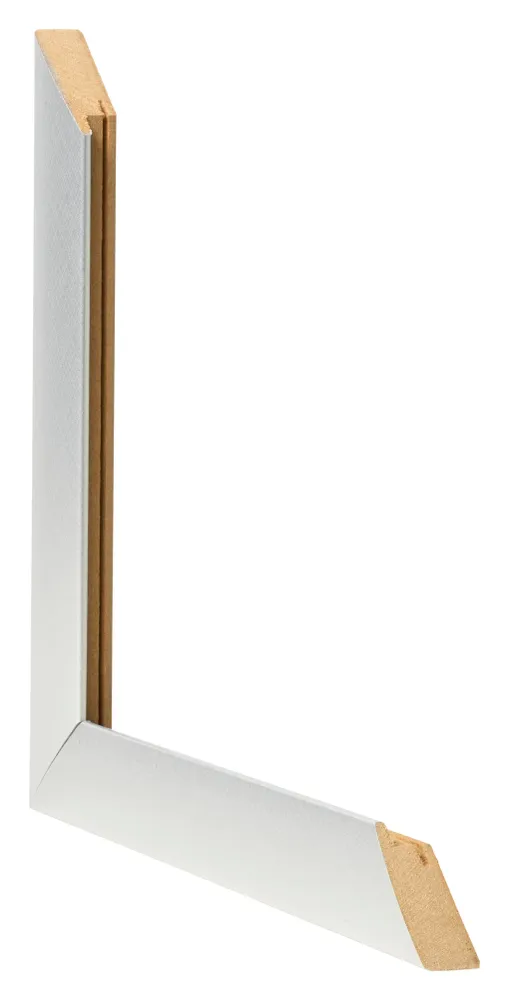 Bilderrahmen 36x49 cm - Aluminium Gebürstet - MDF - Pisa