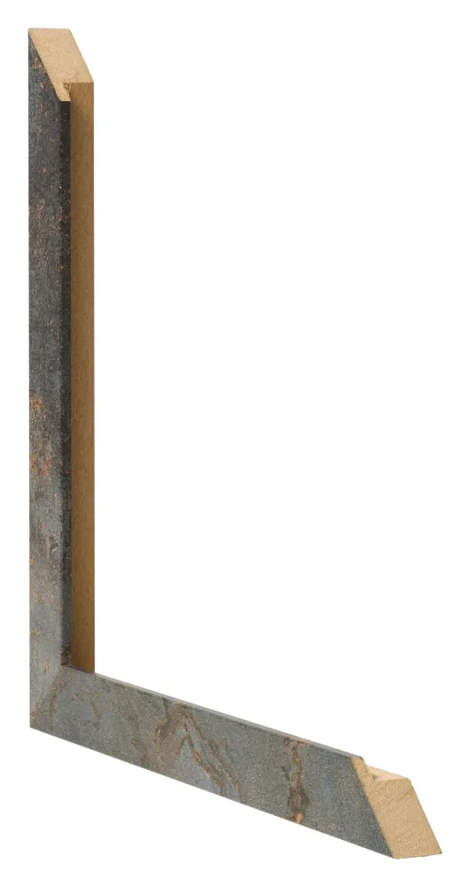 Bilderrahmen 36x49 cm - Oxidiertes Metall - MDF - Bologna
