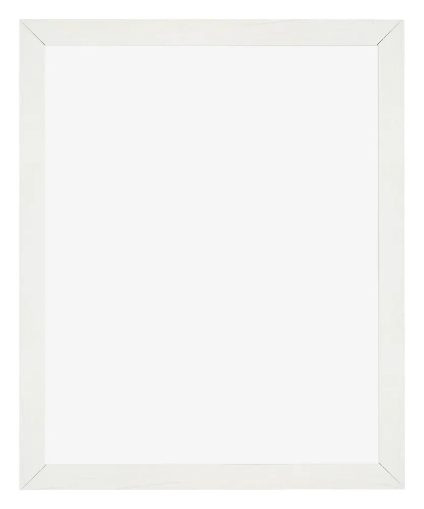 Bilderrahmen 36x49 cm - Weiss Gemasert - MDF - Mura