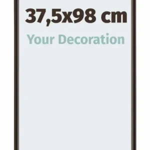 Bilderrahmen 37,5x98 cm - Antrazit - Kunststoff - Evry