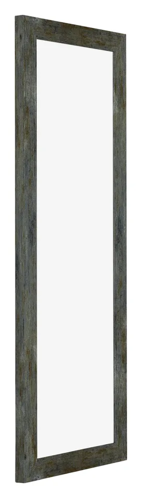 Bilderrahmen 37,5x98 cm - Blau Gold Meliert - MDF - Mura