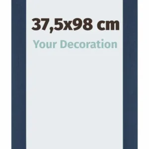 Bilderrahmen 37,5x98 cm - Dunkelblau Gewischt - MDF - Mura