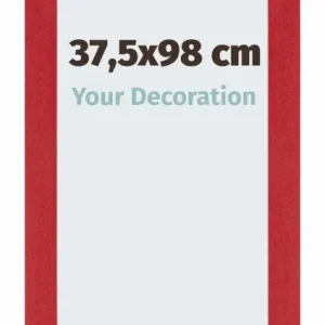 Bilderrahmen 37,5x98 cm - Rot - MDF - Mura