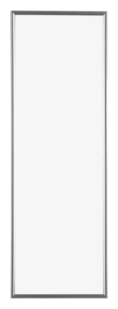 Bilderrahmen 37,5x98 cm - Silber Hochglanz - Kunststoff - Evry