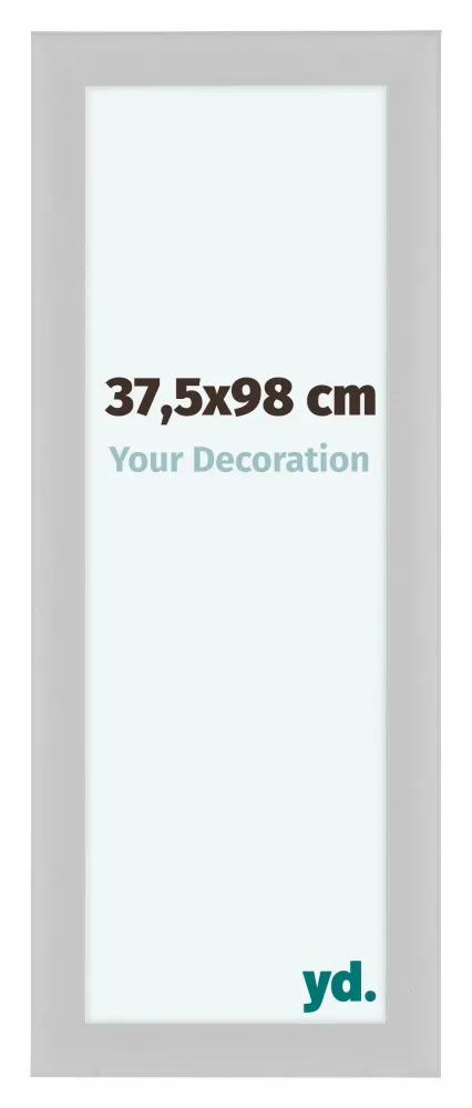 Bilderrahmen 37,5x98 cm - Weiß Matt - MDF - Como