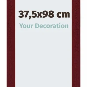 Bilderrahmen 37,5x98 cm - Weinrot Gewischt - MDF - Mura