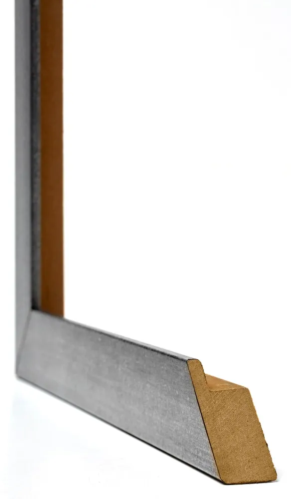 Bilderrahmen 40x40 cm - Grau Gewischt - MDF - Mura